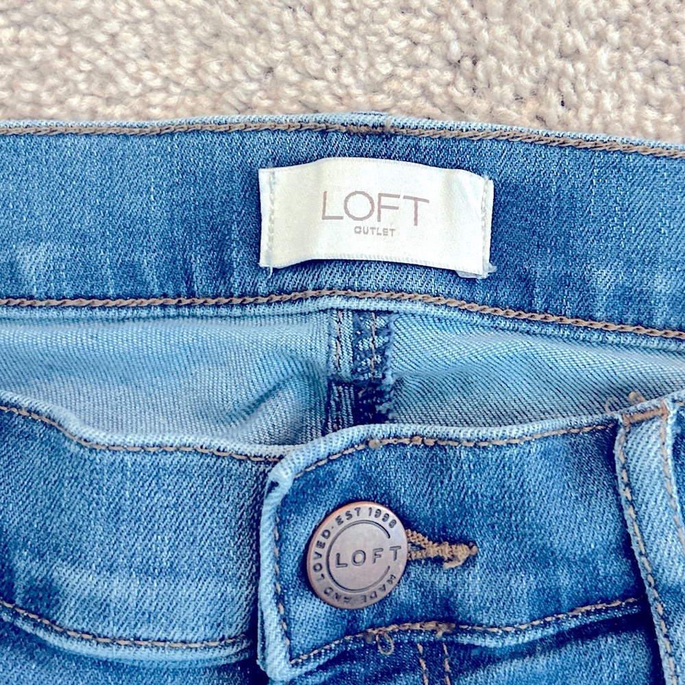 Loft women’s straight leg jeans